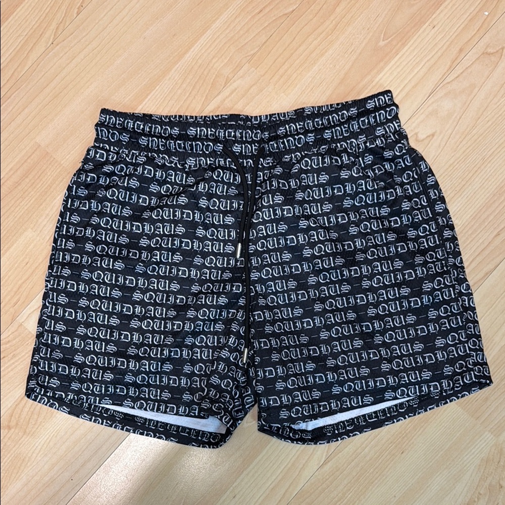 Squidhaus double layer mesh mens shorts sz S